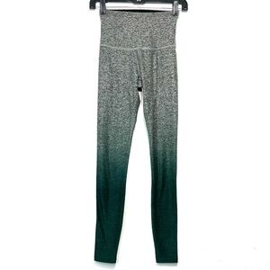 Beyond Yoga Space Dye Ombré High Waist Leggings Gray Green XS L287